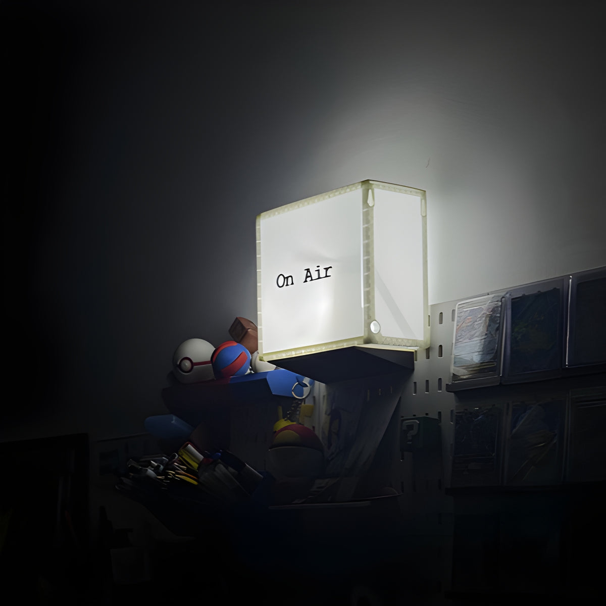 Customizable Night Light Box | Touch Control, Rechargeable Ambient Lamp