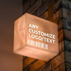 Customizable Night Light Box | Touch Control, Rechargeable Ambient Lamp