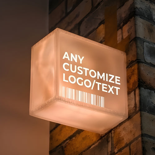 Customizable Night Light Box | Touch Control, Rechargeable Ambient Lamp